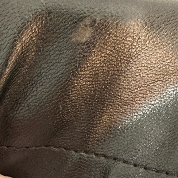 High waisted Black Faux Leather Women's Shorts size Medium - Picture 5 of 9